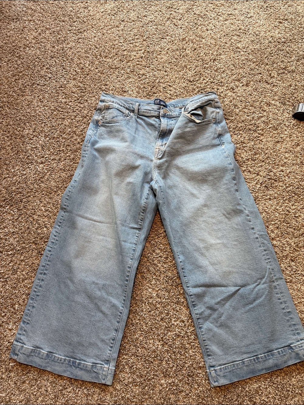 GAP Light Blue Wide-Leg Jeans for Women